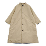 Yarmo キルティングラボコート 定価63800円 YAR-24AW CO32 オーバーサイズ ビッグシルエット コート ベージュ レディース ヤーモ【中古】6-0904T♪