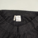 evam eva E173K102 ニットパンツ カシミヤ100％ サイズ1 日本製 パンツ チャコールグレー レディース エヴァムエヴァ【中古】6-0820T∞
