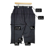 evam eva E173K102 ニットパンツ カシミヤ100％ サイズ1 日本製 パンツ チャコールグレー レディース エヴァムエヴァ【中古】6-0820T∞