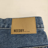 NEEDBY heritage ARRON 定価20900円 N1CW01137IMB サイズ26 ワイド デニムパンツ 25SS ブルー レディース ニードバイヘリテージ【中古】6-0307G♪