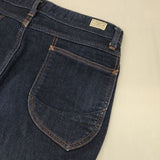 KAFIKA kfk063 ワンマイルジーンズ サイズ02 デニムパンツ ネイビー ユニセックス カフィカ【中古】6-0624G∞