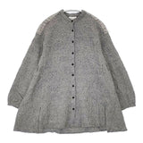 yuni ウールコットンリネン ブラウス シャツ グレー レディース ユニ【中古】6-0820T∞