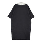 DRESSTERIOR ストレッチ コットンナイロン ワイドコクーンワンピース 半袖 ワンピース ブラック レディース ドレステリア【中古】6-0611S∞
