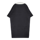 DRESSTERIOR ストレッチ コットンナイロン ワイドコクーンワンピース 半袖 ワンピース ブラック レディース ドレステリア【中古】6-0611S∞