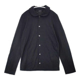 tricot COMME des GARCONS ウール ハイゲージ 丸襟ニット ブラウス シャツ AD2014 ブラック レディース トリココムデギャルソン【中古】6-0726T∞