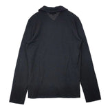 tricot COMME des GARCONS ウール ハイゲージ 丸襟ニット ブラウス シャツ AD2014 ブラック レディース トリココムデギャルソン【中古】6-0726T∞