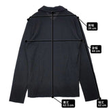 tricot COMME des GARCONS ウール ハイゲージ 丸襟ニット ブラウス シャツ AD2014 ブラック レディース トリココムデギャルソン【中古】6-0726T∞