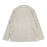 nest Robe コットン ポケット 01153-2164 長袖Ｔシャツ カットソー ロンＴ グレー レディース ネストローブ【中古】6-0624M∞