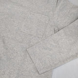 nest Robe コットン ポケット 01153-2164 長袖Ｔシャツ カットソー ロンＴ グレー レディース ネストローブ【中古】6-0624M∞