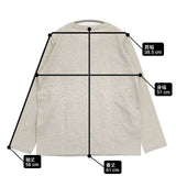 nest Robe コットン ポケット 01153-2164 長袖Ｔシャツ カットソー ロンＴ グレー レディース ネストローブ【中古】6-0624M∞