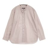MARGARET HOWELL COTTON HAIRLINE STRIPE SHIRT 定価36300円 578-5253210 長袖シャツ 25AW ピンク レディース マーガレットハウエル【中古】6-0518M∞