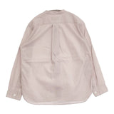 MARGARET HOWELL COTTON HAIRLINE STRIPE SHIRT 定価36300円 578-5253210 長袖シャツ 25AW ピンク レディース マーガレットハウエル【中古】6-0518M∞
