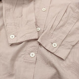 MARGARET HOWELL COTTON HAIRLINE STRIPE SHIRT 定価36300円 578-5253210 長袖シャツ 25AW ピンク レディース マーガレットハウエル【中古】6-0518M∞