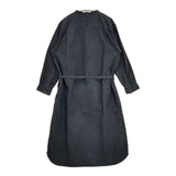 MHL. DENSE COTTON 595-1258500 ベルト付き ワンピース ネイビー レディース エムエイチエル【中古】6-0622M∞