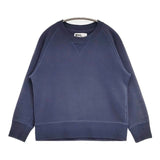 MHL./LOOPWHEELER 595-4269501 吊り裏毛 トレーナー LIGHT LOOPBACK COTTON スウェット 24AW ネイビー レディース エムエイチエル/ループウィラー【中古】6-0624M∞