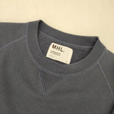 MHL./LOOPWHEELER 595-4269501 吊り裏毛 トレーナー LIGHT LOOPBACK COTTON スウェット 24AW ネイビー レディース エムエイチエル/ループウィラー【中古】6-0624M∞