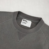 MHL./LOOPWHEELER 吊り裏毛 595-4269501 LIGHT LOOPBACK COTTON トレーナー スウェット 24AW グレー レディース エムエイチエル/ループウィラー【中古】6-0624M∞