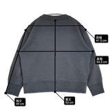 MHL./LOOPWHEELER 595-3269500 LIGHT LOOPBACK COTTON 吊り裏毛 トレーナー スウェット 23AW グレー レディース エムエイチエル/ループウィラー【中古】6-0624M∞