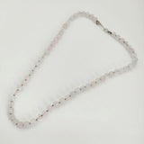 MARGARET HOWELL ローズクォーツ 定価25300円 ROSE QUARTZ Necklace ストーン ネックレス 薄ピンク レディース マーガレットハウエル【中古】6-0530G∞