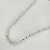 MARGARET HOWELL ローズクォーツ 定価25300円 ROSE QUARTZ Necklace ストーン ネックレス 薄ピンク レディース マーガレットハウエル【中古】6-0530G∞