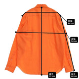 COMME des GARCONS JUNYA WATANABE ネオンカラー 長袖シャツ AD2019 オレンジ レディース コムデギャルソンジュンヤワタナベ【中古】6-0518M∞