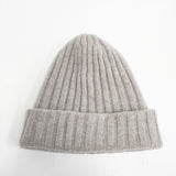 EVERYDAY I LIKE/Deuxieme Classe Deuxieme Classe 定価14000円 カシミヤ100％ 帽子 ニットキャップ ベージュ レディース エヴリディアイライク【中古】6-0921T◎