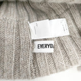 EVERYDAY I LIKE/Deuxieme Classe Deuxieme Classe 定価14000円 カシミヤ100％ 帽子 ニットキャップ ベージュ レディース エヴリディアイライク【中古】6-0921T◎