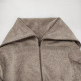 ALWEL 新品 フリースクロップトジャケット 定価28600円 FLEECE-9 ブルゾン 24AW モカ ベージュ レディース オルウェル【中古】6-0904T♪#