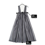 MARECHAL TERRE 新品 Salopette skirt サロペットスカート サイズ1 定価23100円 ZMT242OP113 ワンピース 24SS グレー レディース マルシャルテル【中古】6-0307M♪