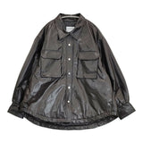 BEARDSLEY 15 quinze レザーダウンジャケット 定価132000円 ジャケット 25AW ブラック レディース ビアズリー【中古】6-0227T♪