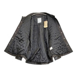 BEARDSLEY 15 quinze レザーダウンジャケット 定価132000円 ジャケット 25AW ブラック レディース ビアズリー【中古】6-0227T♪