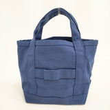 marimekko ミニペルスカッシ キャンバス トートバッグ ブルー レディース マリメッコ【中古】6-0521G∞