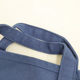 marimekko ミニペルスカッシ キャンバス トートバッグ ブルー レディース マリメッコ【中古】6-0521G∞