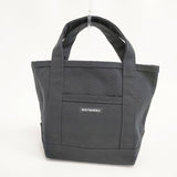 marimekko ミニペルスカッシ キャンバス トートバッグ ブラック レディース マリメッコ【中古】6-0521G∞