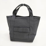 marimekko ミニペルスカッシ キャンバス トートバッグ ブラック レディース マリメッコ【中古】6-0521G∞