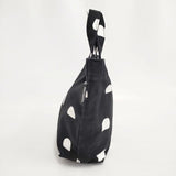 marimekko ITALIA柄 キャンバス トートバッグ ブラック ホワイト レディース マリメッコ【中古】6-0521G∞