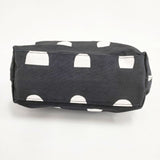 marimekko ITALIA柄 キャンバス トートバッグ ブラック ホワイト レディース マリメッコ【中古】6-0521G∞