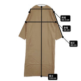 conte コンテ グラスワンピース 定価39600円 スリット ワンピース 25SS ブラウン レディース【中古】6-0304M♪