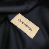 Curensology ウールトロドロストパンツ クロップド サルエル イージー ワイド パンツ ネイビー レディース カレンソロジー【中古】6-0401M♪