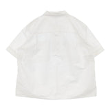 MHL. HIGHCOUNT COTTON LINEN 595-9152500 プルオーバー 半袖シャツ ホワイト レディース エムエイチエル【中古】6-0617S∞