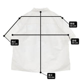 MHL. HIGHCOUNT COTTON LINEN 595-9152500 プルオーバー 半袖シャツ ホワイト レディース エムエイチエル【中古】6-0617S∞