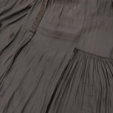 1er Arrondissement サテンギャザー ドレス B1041AFA024 プルオーバー ワンピース ブラック レディース プルミエアロンディスモン【中古】6-0518M∞