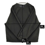 EKAL UR TECH フリースリバーシブルカーディガン 定価14300円 ブルゾン 25AW ブラック レディース エカル【中古】6-0227T♪