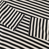 JOURNAL STANDARD クラシックボーダーロングTシャツ 定価8250円 長袖Ｔシャツ カットソー ロンＴ ホワイト ブラック レディース ジャーナルスタンダード【中古】6-0624M∞