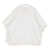 URBAN RESEARCH DOORS スラブインレイ5分袖プルオーバー 定価7150円 半袖Ｔシャツ カットソー ホワイト レディース アーバンリサーチドアーズ【中古】6-0611S∞