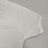 URBAN RESEARCH DOORS スラブインレイ5分袖プルオーバー 定価7150円 半袖Ｔシャツ カットソー ホワイト レディース アーバンリサーチドアーズ【中古】6-0611S∞