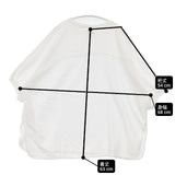 URBAN RESEARCH DOORS スラブインレイ5分袖プルオーバー 定価7150円 半袖Ｔシャツ カットソー ホワイト レディース アーバンリサーチドアーズ【中古】6-0611S∞