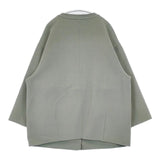 SLOBE IENA HAMILTONダブルフェイスウールショートコクーンコート 定価24200円 コート グリーン系 レディース スローブイエナ【中古】6-0817T∞