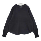 SLOBE IENA ファインニット プルオーバー 定価12100円 セーター ニット ブラック レディース スローブイエナ【中古】6-0817T∞