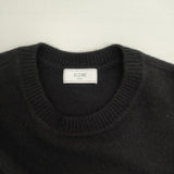 SLOBE IENA ファインニット プルオーバー 定価12100円 セーター ニット ブラック レディース スローブイエナ【中古】6-0817T∞